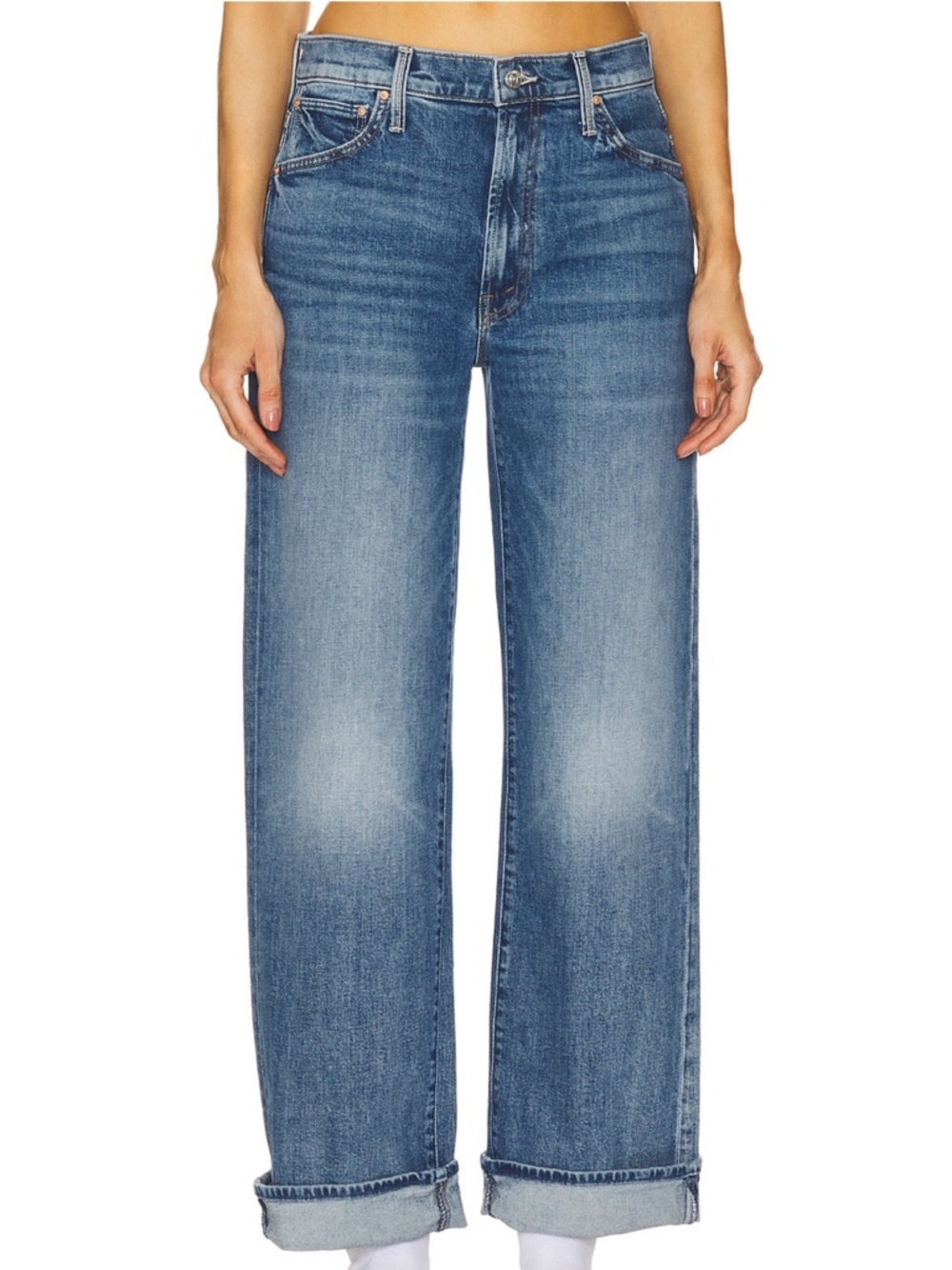 MOTHER The Dodger Flood Cuff Jeans in Toil and Trouble size 27 - Picture 2 of 8